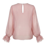 Miss Grant Camicia Manica Lunga tinta unita Rosa per Neonata MG1409N ROSA MISS GRANT 