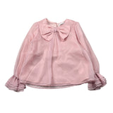 Miss Grant Camicia Manica Lunga tinta unita Rosa per Bambina MG1409 ROSA MISS GRANT 