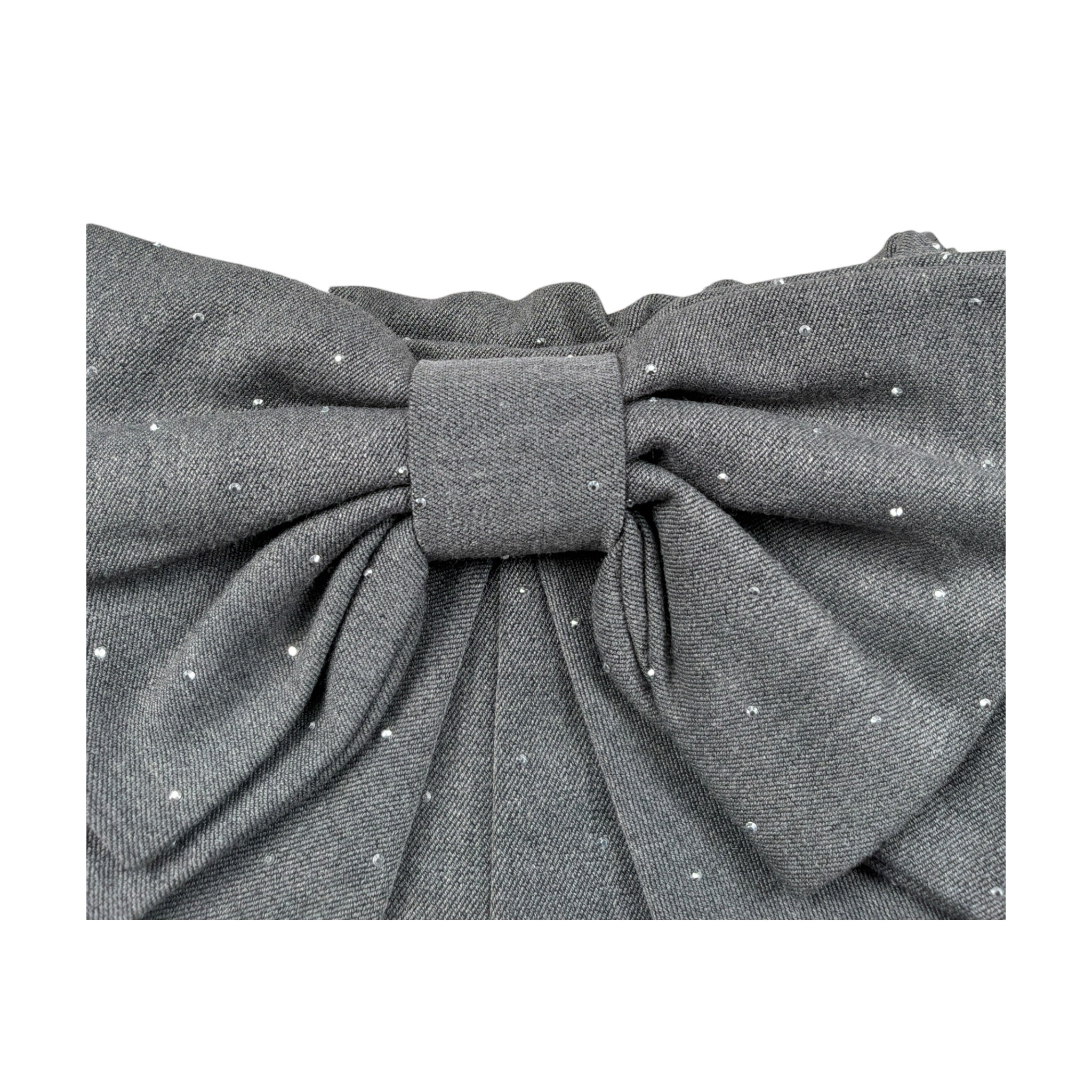 Miss Grant Short tinta unita con Elastico In Vita Grigio per Neonata MG1472X GRIGIO MISS GRANT 