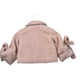 Miss Grant Cappotto tinta unita Rosa per Neonata MG1493N ROSA MISS GRANT 