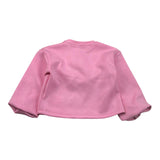 Miss Grant Felpa Girocollo tinta unita con Applicazioni Rosa per Neonata MG1510 ROSA MISS GRANT 