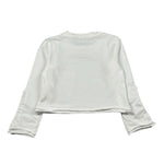Miss Grant Shirt Girocollo tinta unita con Stampa Bianco per Bambina MG1513J BIANCO MISS GRANT 