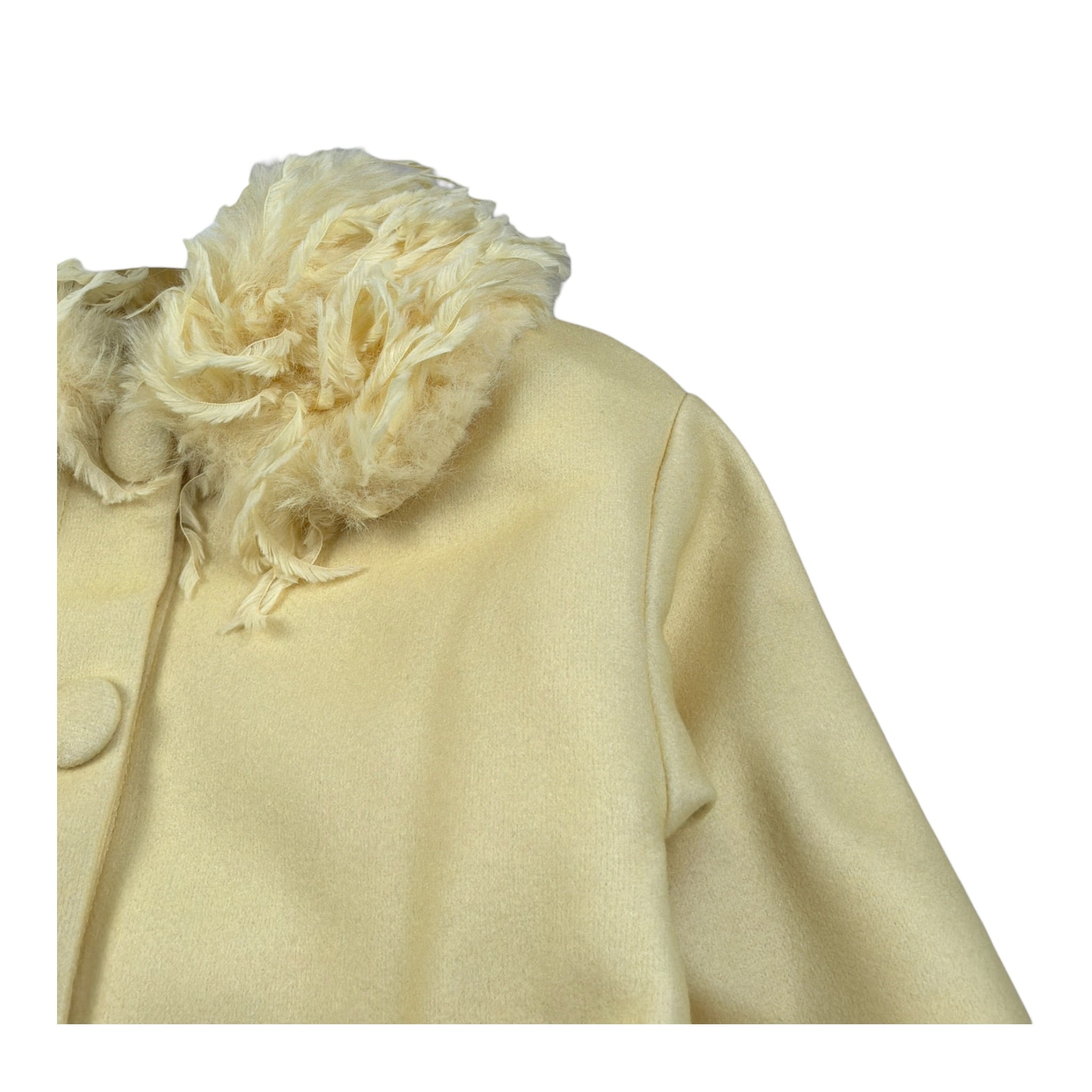 Miss Grant Cappotto tinta unita Giallo per Bambina MG1529 GIALLO MISS GRANT 
