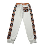Missoni Pantalone Tuta tinta unita con Profili In Contrasto Bianco per Bambina MV6P40 BIANCO MISSONI 