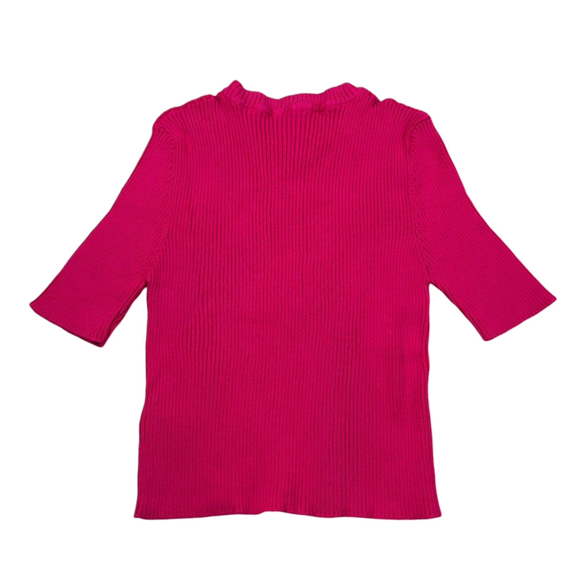 Missoni Maglia Mezza Manica tinta unita con Logo Fuxia per Bambina MW9A51 FUXIA MISSONI 