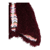 Missoni Mantella tinta unita con Zip E Cappuccio Bordeaux per Bambina MX2A30 BORDEAUX MISSONI 