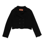 Missoni Cardigan Crop tinta unita Nero per Bambina MX2A50 NERO MISSONI 