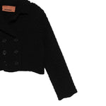 Missoni Cardigan Crop tinta unita Nero per Bambina MX2A50 NERO MISSONI 