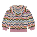 Missoni Felpa Multicolor con Zip E Cappuccio Multicolor per Neonata MX4010 MULTICOLOR MISSONI 