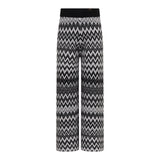Missoni Pantalone Bicolore con Fantasia Bianco per Bambina MX6A30 BIANCO MISSONI 