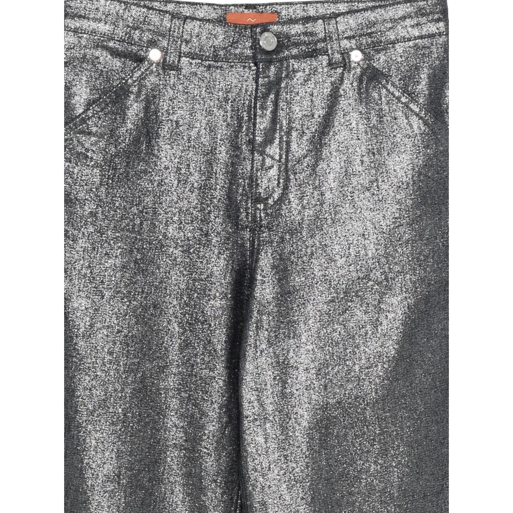 Missoni Pantalone Modello A Palazzo tinta unita Grigio per Bambina MX6B20 GRIGIO MISSONI 