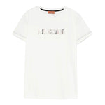 Missoni T-Shirt tinta unita con Stampa Bianco per Bambina MX8A41 BIANCO MISSONI 