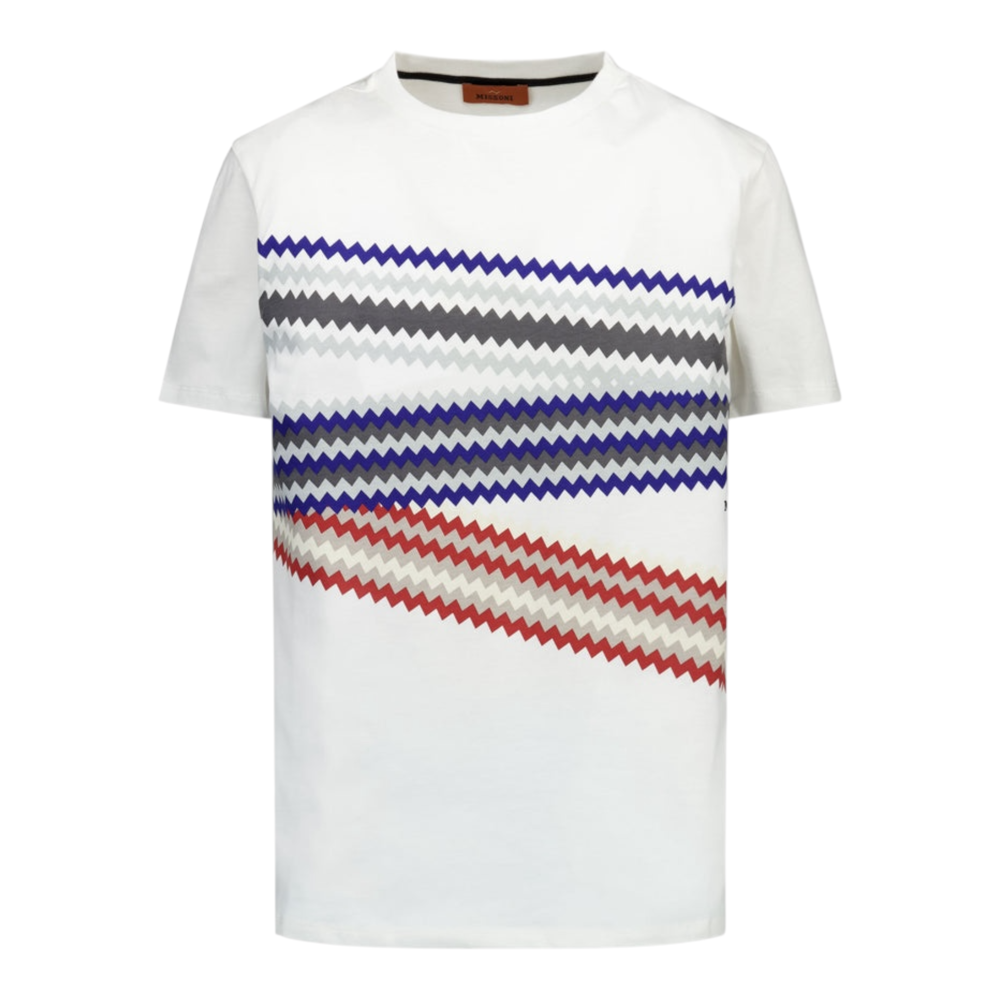 Missoni T-Shirt tinta unita con Stampa Bianco per Bambino MX8P71 BIANCO MISSONI 