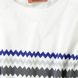 Missoni T-Shirt tinta unita con Stampa Bianco per Bambino MX8P71 BIANCO MISSONI 