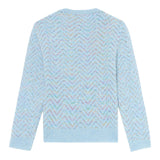 Missoni Maglia tinta unita con Paillettes Azzurro per Bambina MX9A40 AZZURRO MISSONI 