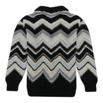 Missoni Maglia Bicolore con Fantasia Nero per Bambina MX9P00 NERO MISSONI 