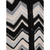 Missoni Cardigan Bicolore con Fantasia Bianco per Bambina MX9P10 BIANCO MISSONI 