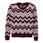 Missoni Maglia tinta unita con Fantasia Bordeaux per Bambina MX9P20 BORDEAUX MISSONI 