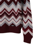 Missoni Maglia tinta unita con Fantasia Bordeaux per Bambina MX9P20 BORDEAUX MISSONI 