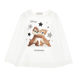 Monnalisa Shirt tinta unita con Stampa Bianco per Bambina 110612 BIANCO MONNALISA 