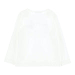Monnalisa Shirt tinta unita con Stampa Bianco per Bambina 110631 BIANCO MONNALISA 