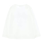 Monnalisa Shirt tinta unita con Stampa Bianco per Bambina 110639 BIANCO MONNALISA 