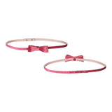 Monnalisa Abito Manica Lunga Bicolore con Cinturino Panna/Rosa per Bambina 110905 PANNA/ROSA MONNALISA 