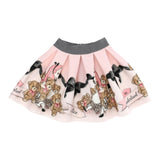 Monnalisa Gonna tinta unita Stampa Fantasia Rosa per Bambina 116706 ROSA MONNALISA 