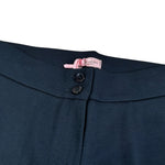 Monnalisa Pantalone tinta unita con Girovita Regolabile Blu per Bambina 118403 BLU MONNALISA 