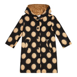Monnalisa Cappotto tinta unita con Cappuccio Marrone per Bambina 11B109 MARRONE MONNALISA 