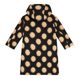 Monnalisa Cappotto tinta unita con Cappuccio Marrone per Bambina 11B109 MARRONE MONNALISA 