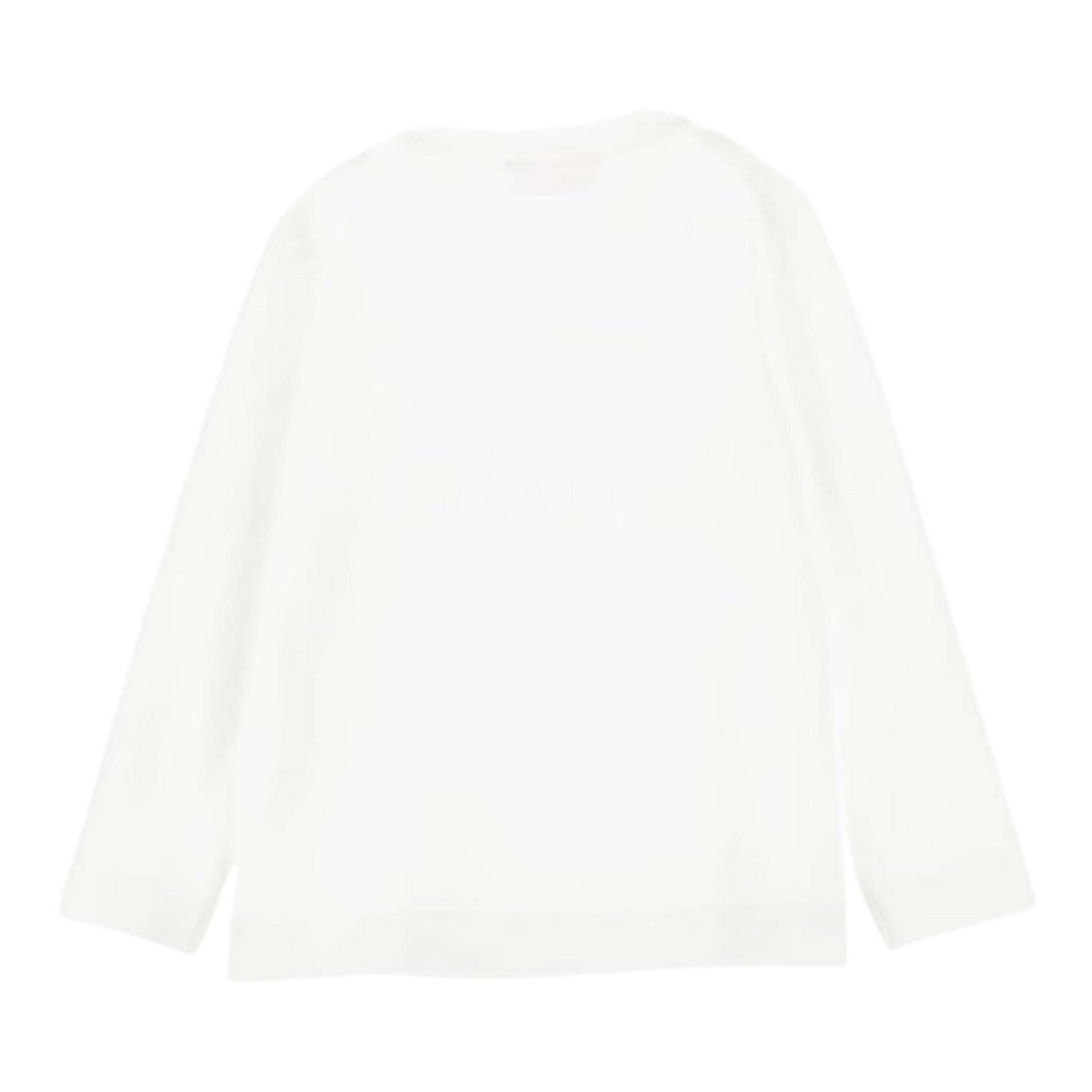 Monnalisa Shirt tinta unita con Stampa Bianco per Bambina 11B633 BIANCO MONNALISA 