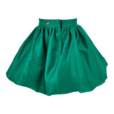 Monnalisa Gonna tinta unita con Logo Verde per Bambina 11B704 VERDE MONNALISA 