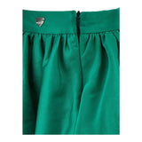 Monnalisa Gonna tinta unita con Logo Verde per Bambina 11B704 VERDE MONNALISA 
