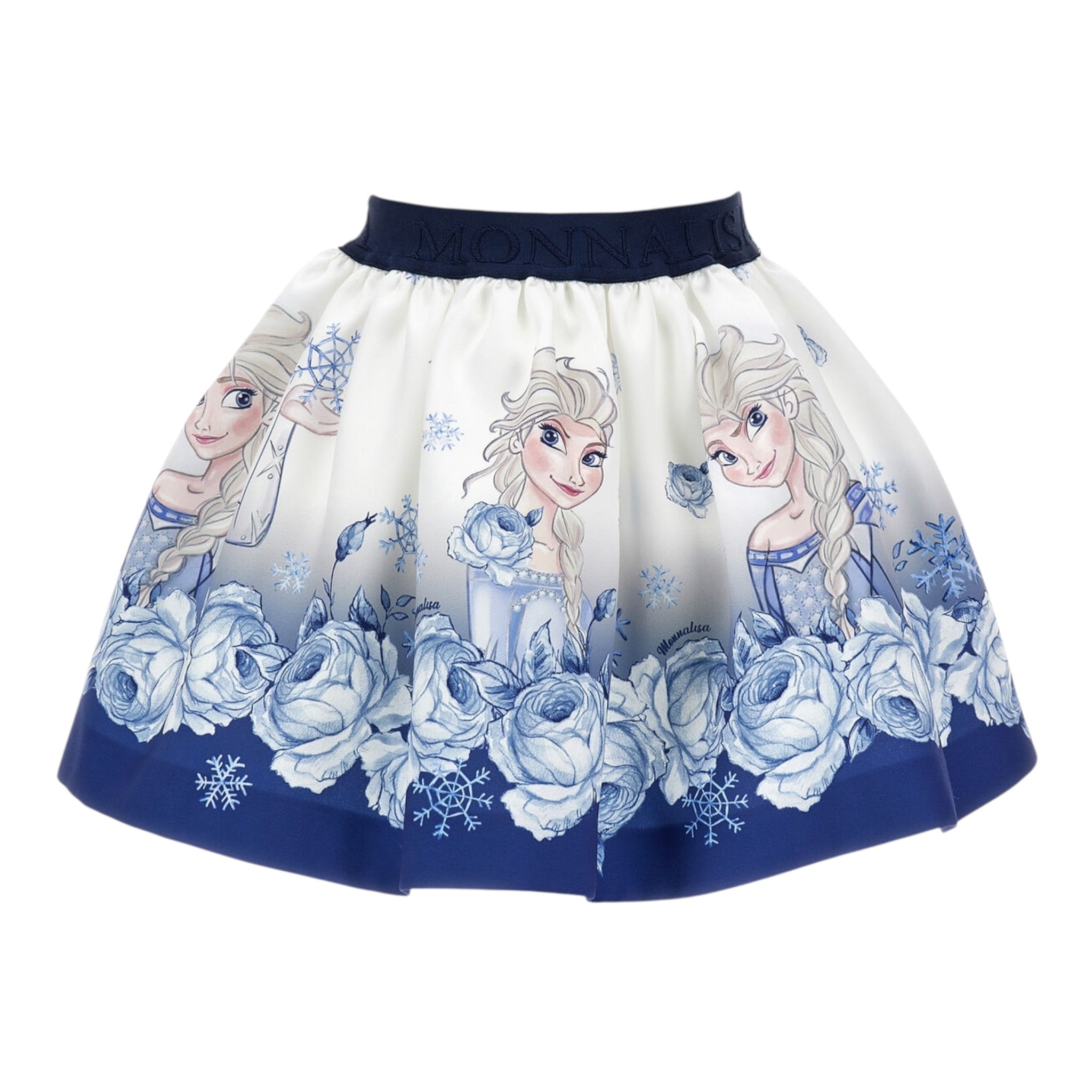 Monnalisa Gonna tinta unita Fantasia Bianco per Bambina 11D706 BIANCO MONNALISA 