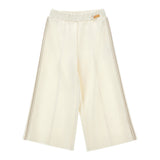 Monnalisa Pantalone tinta unita Modello Palazzo Panna per Bambina 11F407 PANNA MONNALISA 