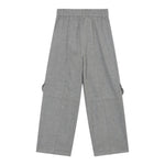 Monnalisa Pantalone tinta unita Von Elastico In Vita Grigio per Bambina 11F414 GRIGIO MONNALISA 