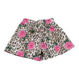 Monnalisa Short tinta unita con Fantasia Maculata Bianco per Bambina 11F416 BIANCO MONNALISA 