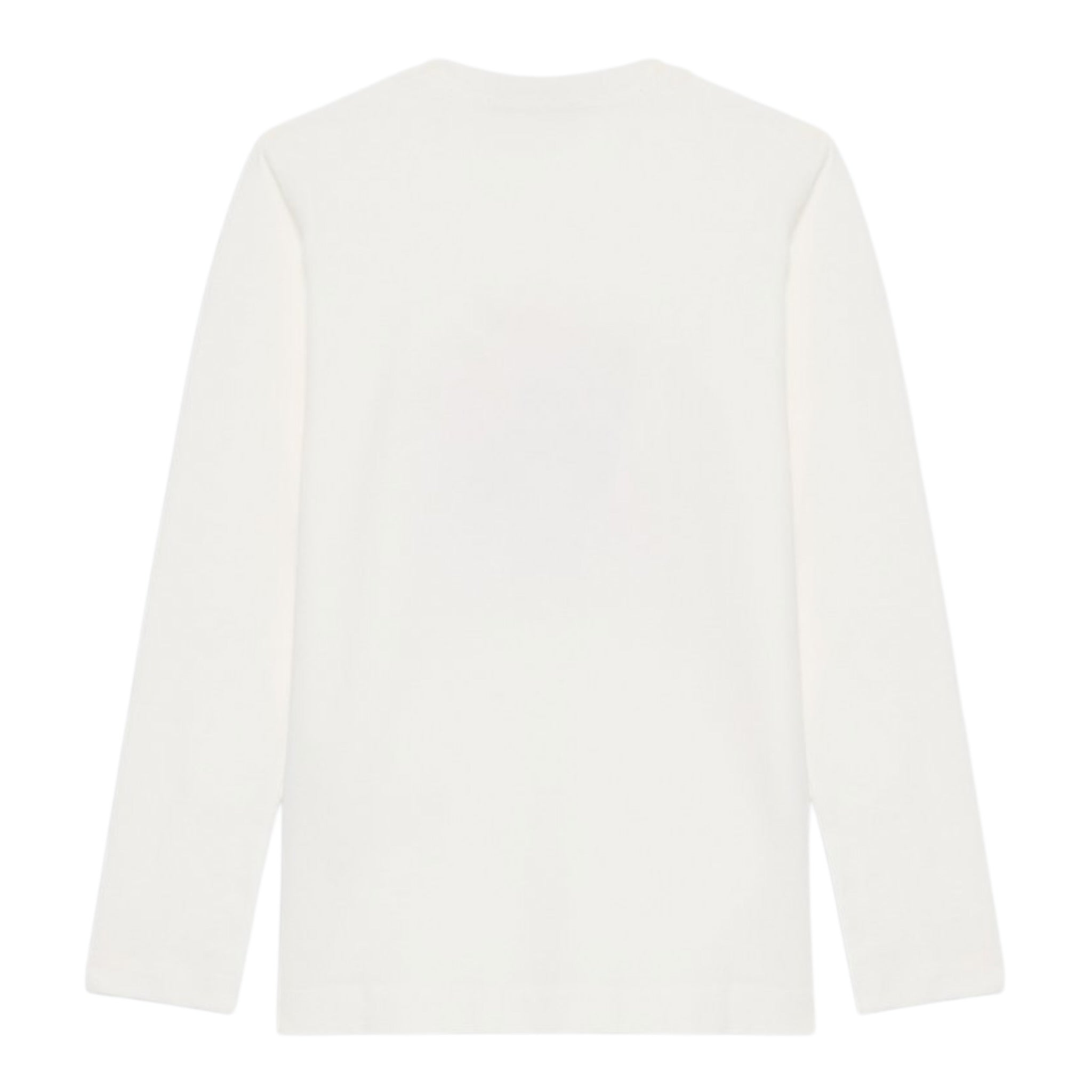 Monnalisa Shirt tinta unita con Stampa Bianco per Bambina 11F627 BIANCO MONNALISA 
