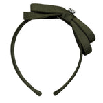 Monnalisa Cerchietto tinta unita con Fiocco Verde per Bambina 17A0001094 VERDE MONNALISA 