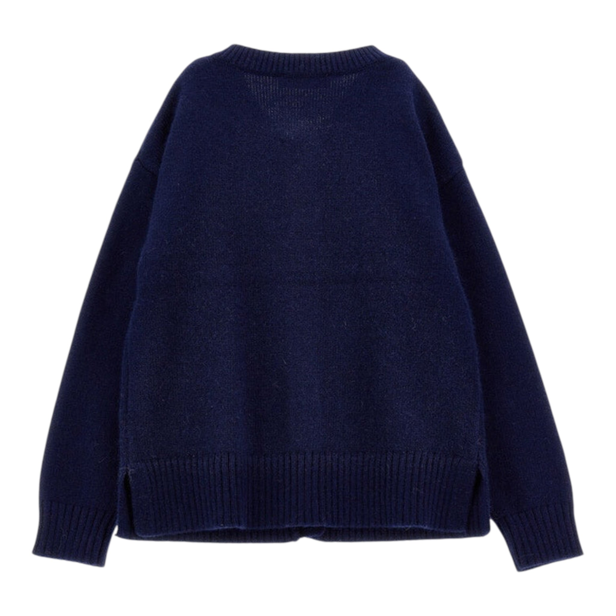 Monnalisa Cardigan tinta unita con Bottoni Blu per Bambina 17D802 BLU MONNALISA 