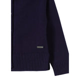Monnalisa Cardigan tinta unita con Bottoni Blu per Bambina 17D802X BLU MONNALISA 