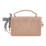 Monnalisa Borsa tinta unita con Logo Beige per Bambina 17F000 BEIGE MONNALISA 
