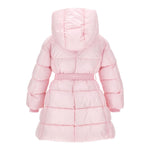 Monnalisa Giubbino tinta unita con Cappuccio Rosa per Bambina 17F101XX ROSA MONNALISA 