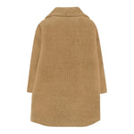 Monnalisa Cappotto tinta unita Doppiopetto Cammello per Bambina 17F109 CAMMELLO MONNALISA 