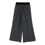 Monnalisa Pantalone tinta unita Modello Palazzo Grigio per Bambina 17F402 GRIGIO MONNALISA 