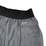 Monnalisa Pantalone tinta unita Modello Palazzo Grigio per Bambina 17F402 GRIGIO MONNALISA 