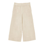 Monnalisa Pantalone tinta unita Modello Palazzo Beige per Bambina 17F404 BEIGE MONNALISA 