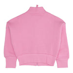 Monnalisa Felpa tinta unita con Zip Rosa per Bambina 17F800 ROSA MONNALISA 
