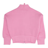 Monnalisa Felpa tinta unita con Zip Rosa per Bambina 17F800 ROSA MONNALISA 
